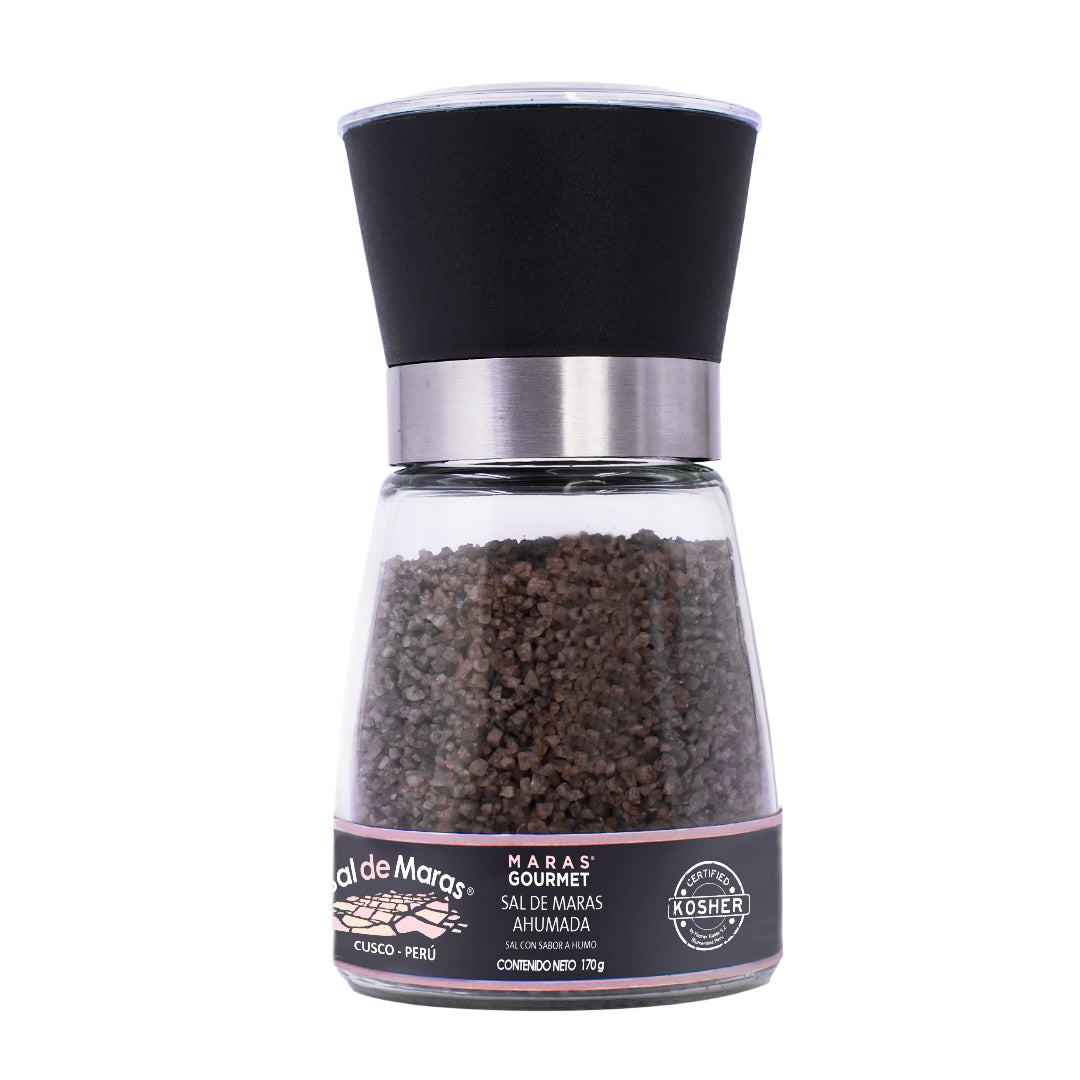 Peruvian Pink Smoked Salt Grinder 170g