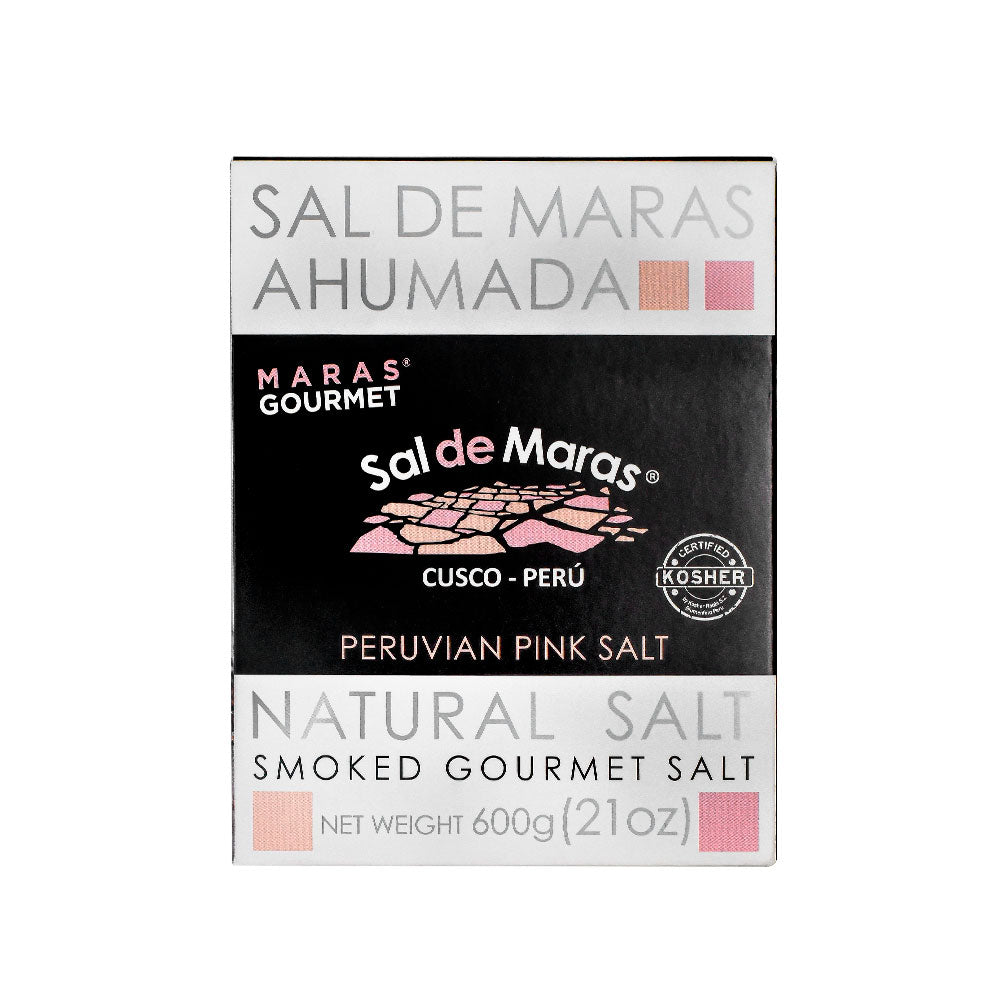 Pink Peruvian Smoked Salt box 600g