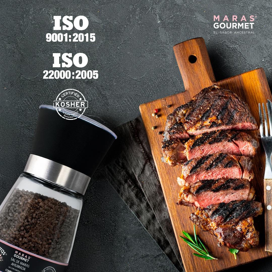 Peruvian Pink Smoked Salt Grinder 100g