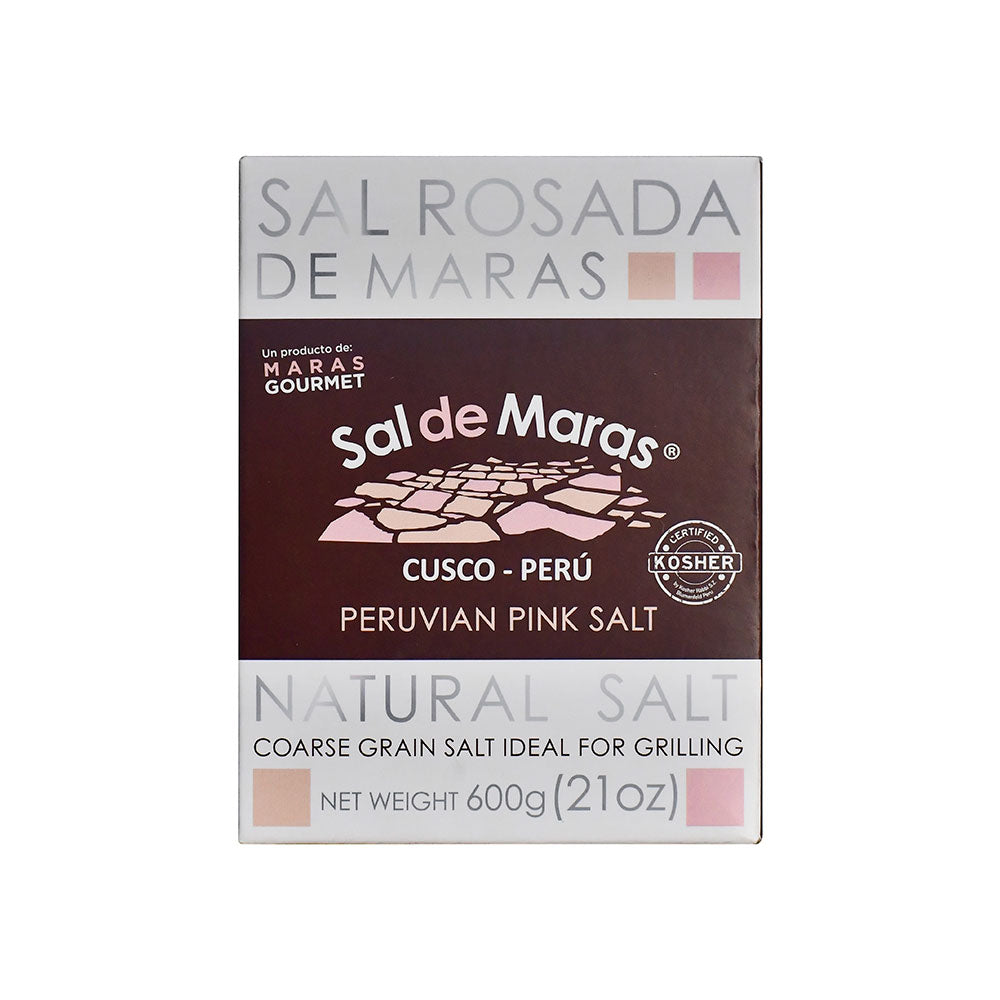 Peruvian Pink Rock Salt Box 600g - gourmet gift box coarse Maras salt Maras Gourmet UK