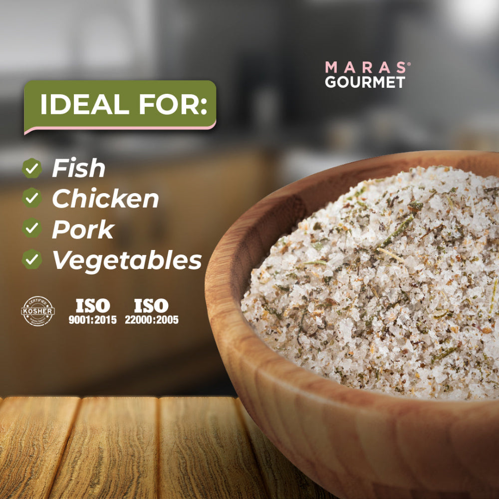 Peruvian Pink Spiced Salt ideal for fish chicken pork vegetables - Maras Gourmet UK