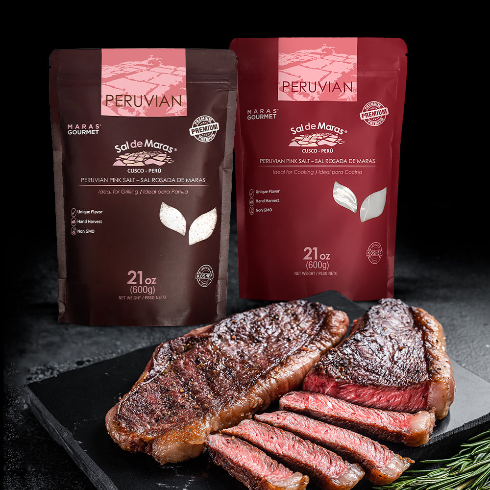 Peruvian Pink Rock Salt benefits - natural mineral-rich coarse salt from Maras Peru